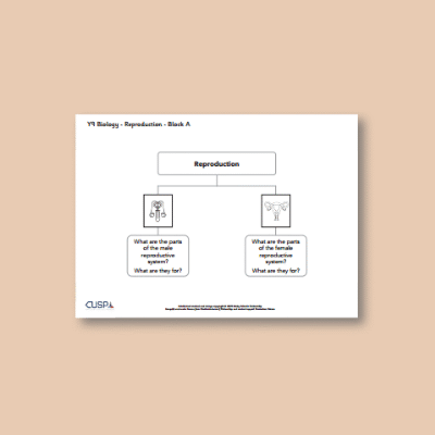 Image of Year 09 Science (Reproduction - Block A) Curriculum Navigator CUSP ResourceAccess Autumn 140x195mm Printed in Black;    1 Leaf Set in pads of 16