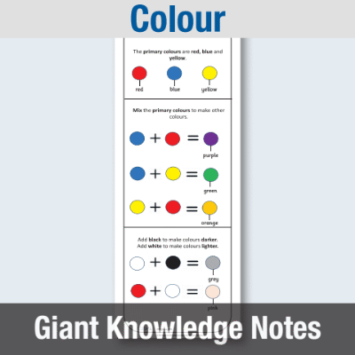 Image of EY Colour - Giant Knowledge Notes GKN CUSP Resource
