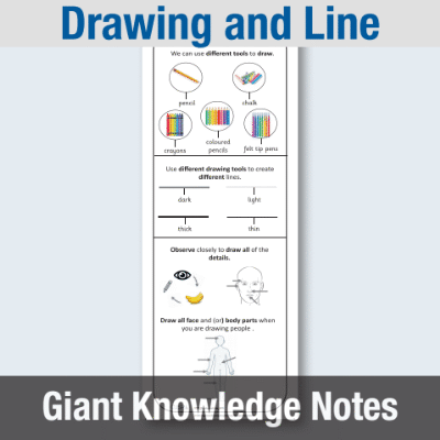 Image of EY Drawing and Line - Giant Knowledge Notes GKN CUSP Resource