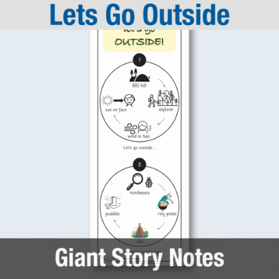 Image of EY Lets Go Outside - Giant Story Notes GSN CUSP Resource