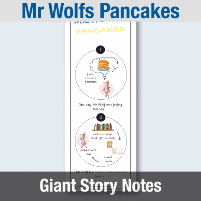 Image of EY Mr Wolfs Pancakes - Giant Story Notes GSN CUSP Resource