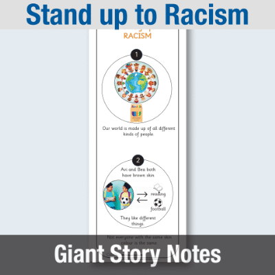 Image of EY Stand up to Racism - Giant Story Notes GSN CUSP Resource