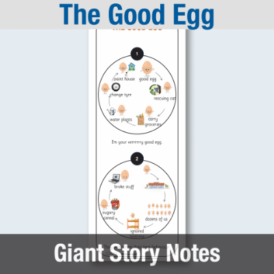Image of EY The Good Egg - Giant Story Notes GSN CUSP Resource