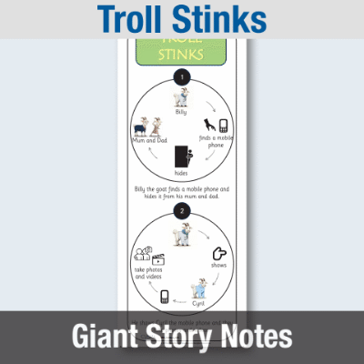 Image of EY Troll Stinks - Giant Story Notes GSN CUSP Resource