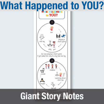 Image of EY What Happened to YOU? - Giant Story Notes GSN CUSP Resource