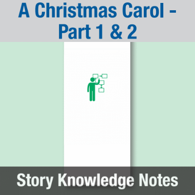 Image of Year 10 Communication (A Christmas Carol - Part 1 & 2) Story Knowledge Notes CUSP ResourceAccess Autumn 277x102mm Printed in Black;    6 Leaf Set in pads of 16