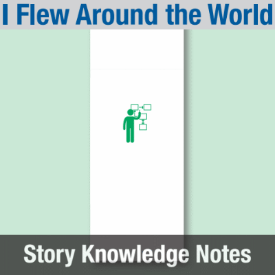 Image of Year 10 Communication (I Flew Around the World) Story Knowledge Notes CUSP ResourceAccess Spring 277x102mm Printed in Black;    6 Leaf Set in pads of 16