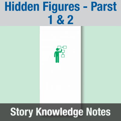 Image of Year 11 Communication (Hidden Figures - Parst 1 & 2) Story Knowledge Notes CUSP ResourceAccess Spring 277x102mm Printed in Black;    5 Leaf Set in pads of 16