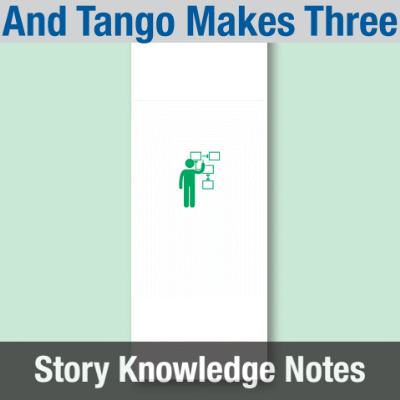 Image of Year 01 Communication (And Tango Makes Three) Story Knowledge Notes CUSP ResourceAccess Spring 277x102mm Printed in Black;    4 Leaf Set in pads of 16