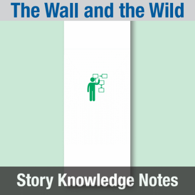 Image of Year 01 Communication (The Wall and the Wild) Story Knowledge Notes CUSP ResourceAccess Summer 277x102mm Printed in Black;    3 Leaf Set in pads of 16