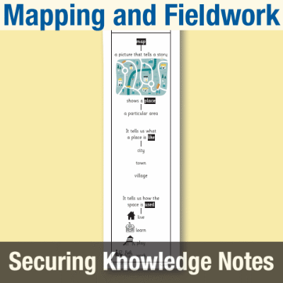 Image of Year 1 Geography (Mapping and Fieldwork) Knowledge Notes SKN CUSP Resource