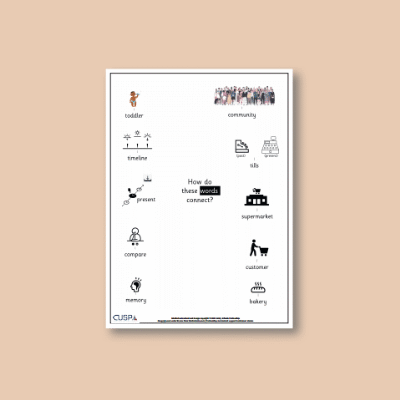 Y1 History (Changes Within Living Memory) Word Connections WC