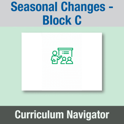 Image of Year 01 Science (Seasonal Changes - Block C) Curriculum Navigator CUSP ResourceAccess Spring 140x195mm Printed in Black;    1 Leaf Set in pads of 16