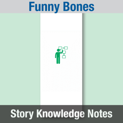 Image of Year 02 Communication (Funny Bones) Story Knowledge Notes CUSP ResourceAccess Spring 277x102mm Printed in Black;    6 Leaf Set in pads of 16