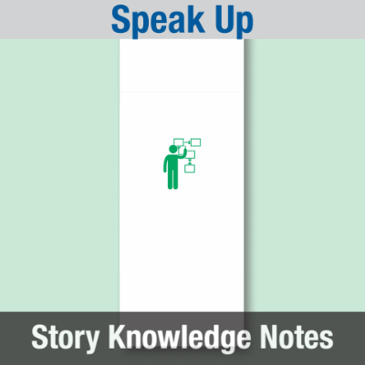 Image of Year 02 Communication (Speak Up) Story Knowledge Notes CUSP ResourceAccess Summer 277x102mm Printed in Black;    4 Leaf Set in pads of 16