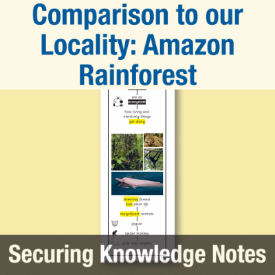 Image of Year 2 Geography (Compare a Different Non-European Location to our Locality - Amazon Rainforest) Knowledge Notes SKN CUSP Resource