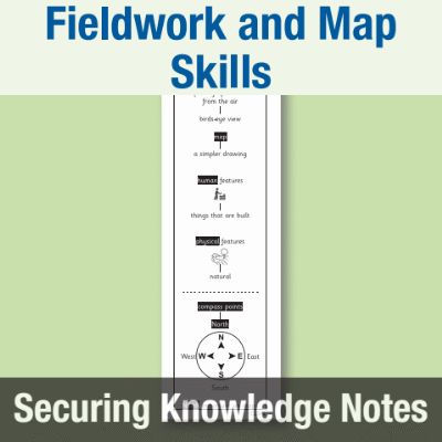 Image of Year 2 Geography (Fieldwork and Map Skills) Knowledge Notes SKN CUSP Resource