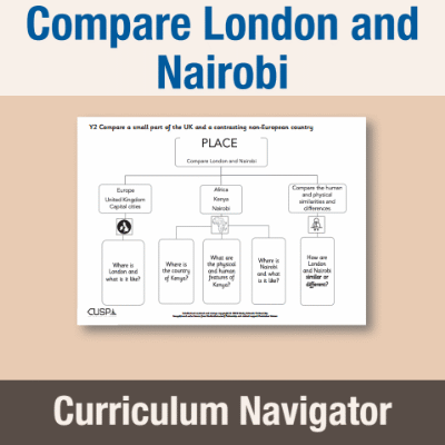 Image of Year 2 Geography (Compare...London and Nairobi) Curriculum Navigator CN CUSP Resource