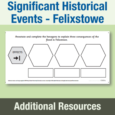 Image of Year 2 History (Significant Historical Events, People, Places: Felixstowe) AR3 Effects of the Flood CUSP Resource