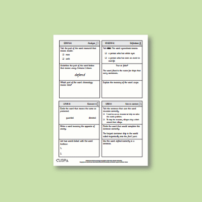 Y2 History (Significant Historical Events, People, Places: Felixstowe) Vocabulary Questions VQ