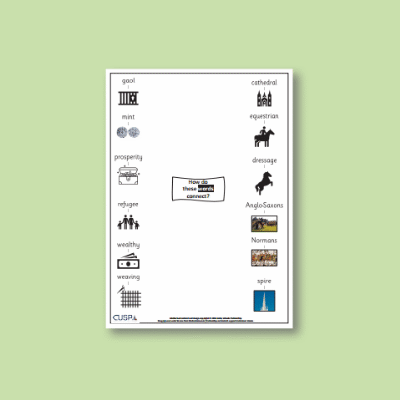 Y2 History (Significant Historical Events, People, Places: Norwich) Word Connections WC