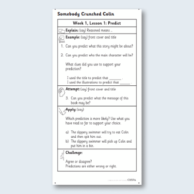 Y2 Reading (Somebody Crunched Colin) Knowledge Notes KN