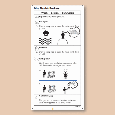 Y2 Reading (Mrs Noah's Pockets) Knowledge Notes KN