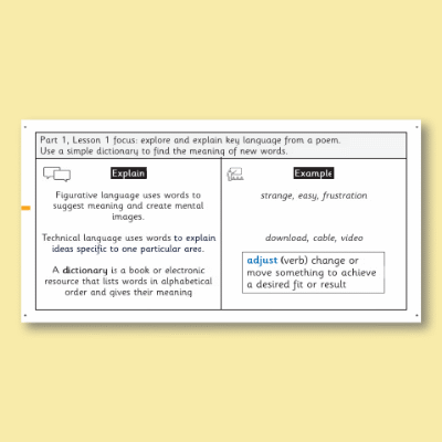 Y2 Writing B (Poetry: Developing Vocabulary) Knowledge Notes KN
