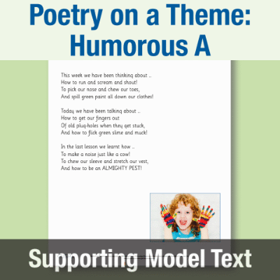 Image of Year 2 Writing A (Poetry on a Theme: Humorous) Supporting Model Text SMT CUSP Resource