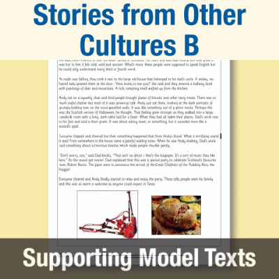 Image of Year 2 Writing B (Stories from Other Cultures) Supporting Model Text SMT CUSP Resource