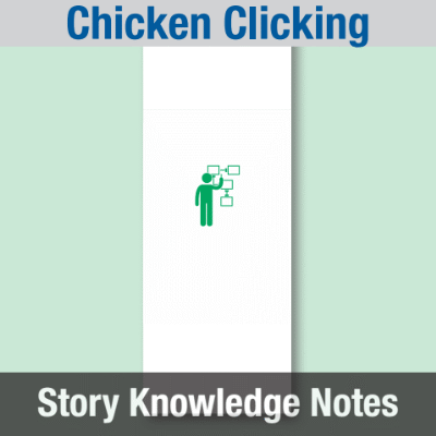 Image of Year 03 Communication (Chicken Clicking) Story Knowledge Notes CUSP ResourceAccess Summer 277x102mm Printed in Black;    5 Leaf Set in pads of 16
