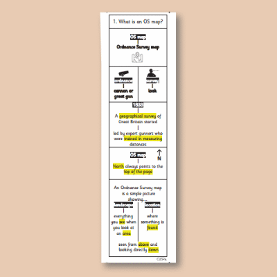 Y3 Geography (OS Maps and Scale) Knowledge Notes SKN