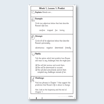 Y3 Reading (Wildsmith - Into the Dark Forest 1) Knowledge Notes SKN
