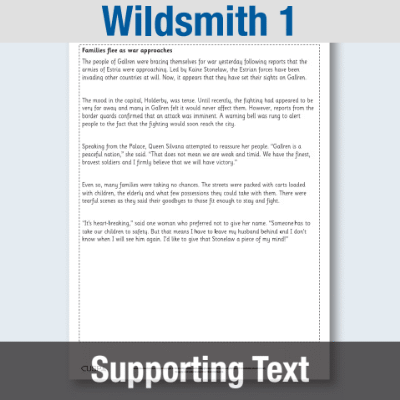 Image of Year 3 Reading (Wildsmith 1) Supporting Text ST CUSP Resource