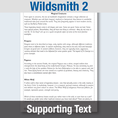 Image of Year 3 Reading Agile Module (Wildsmith 2) Supporting Text ST CUSP Resource