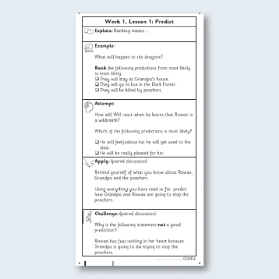 Y3 Reading (Wildsmith - Into the Dark Forest 3) Knowledge Notes SKN