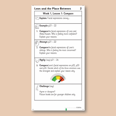 Y3 Reading (Leon and the Place Between 2) Knowledge Notes KN