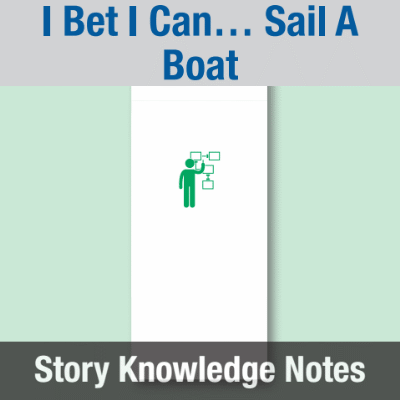 Image of Year 04 Communication (I Bet I Can… Sail A Boat) Story Knowledge Notes CUSP ResourceAccess Autumn 277x102mm Printed in Black;    4 Leaf Set in pads of 16