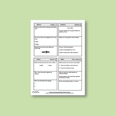 Y4 History (The Earliest Civilisations: Shang Dynasty) Vocabulary Questions VQ