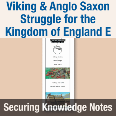 Image of Year 4 History BCE-CE (Viking & Anglo Saxon Struggle for the Kingdom of England) Knowledge Notes SKN CUSP Resource