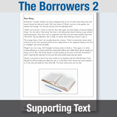Image of Year 4 Reading (The Borrowers 2) Supporting Text ST CUSP Resource