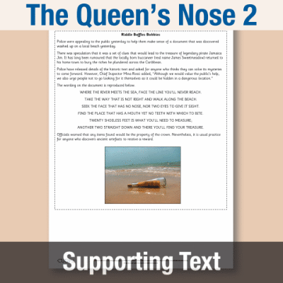 Image of Year 4 Reading (The Queen's Nose 2) Supporting Text ST CUSP Resource