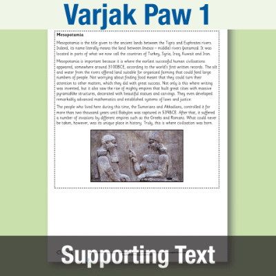 Image of Year 4 Reading (Varjak Paw 1) Supporting Text ST CUSP Resource