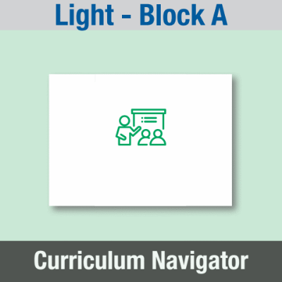 Image of Year 04 Science (Light - Block A) Curriculum Navigator CUSP ResourceAccess Spring 140x195mm Printed in Black;    1 Leaf Set in pads of 16