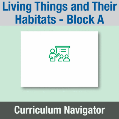 Image of Year 04 Science (Living Things and Their Habitats - Block A) Curriculum Navigator CUSP ResourceAccess Summer 140x195mm Printed in Black;    1 Leaf Set in pads of 16