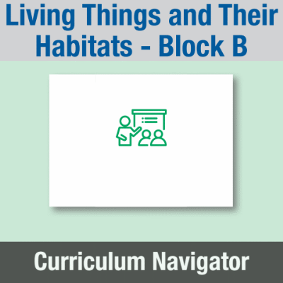 Image of Year 04 Science (Living Things and Their Habitats - Block B) Curriculum Navigator CUSP ResourceAccess Summer 140x195mm Printed in Black;    1 Leaf Set in pads of 16
