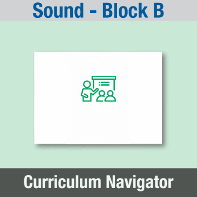 Image of Year 04 Science (Sound - Block B) Curriculum Navigator CUSP ResourceAccess Spring 140x195mm Printed in Black;    1 Leaf Set in pads of 16