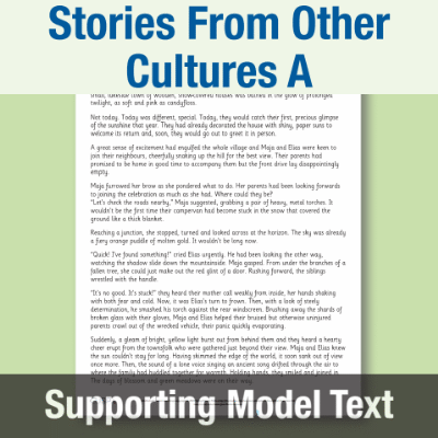 Image of Year 4 Writing A (Stories From Other Cultures) Supporting Model Text SMT CUSP Resource