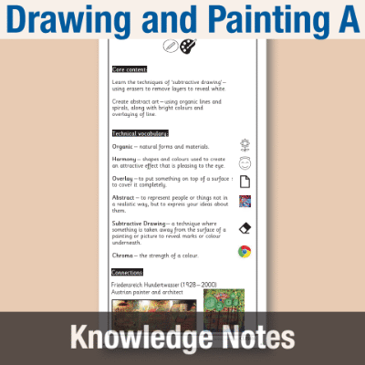 Image of Year 5 Art and Design A (Drawing and Painting) Knowledge Notes KN CUSP Resource