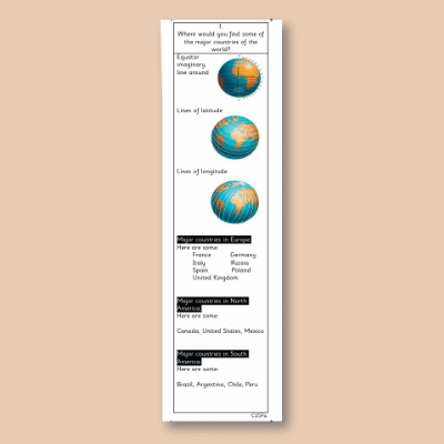 Y5 Geography (World Countries - Biomes and Environmental Regions) Knowledge Notes SKN